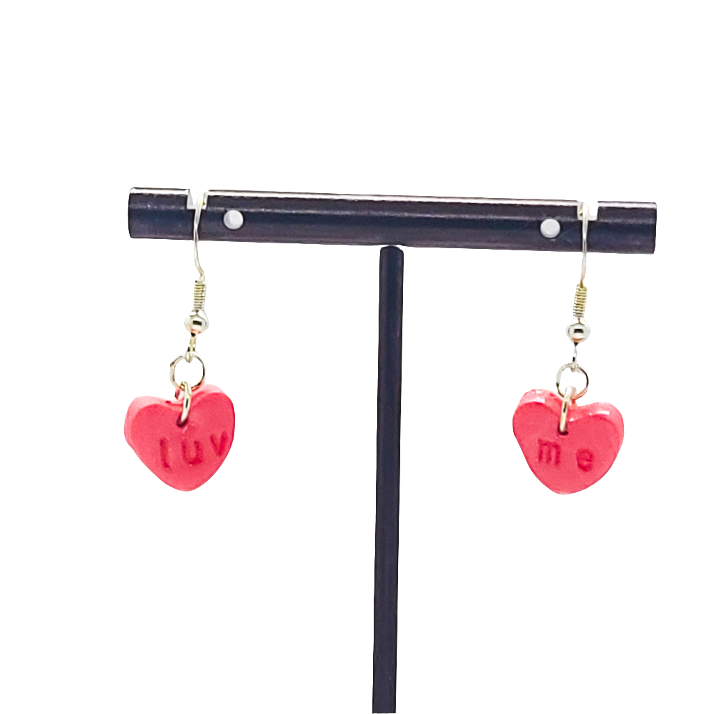 Candy Heart Earrings