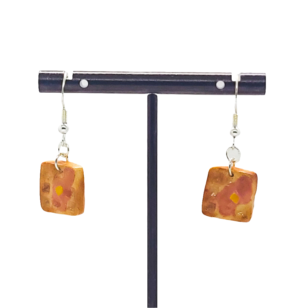 Waffle Earrings