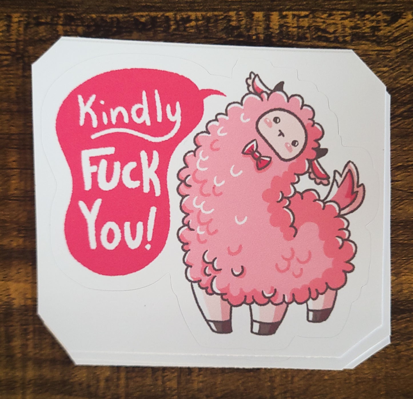 Impolite Llama Sticker