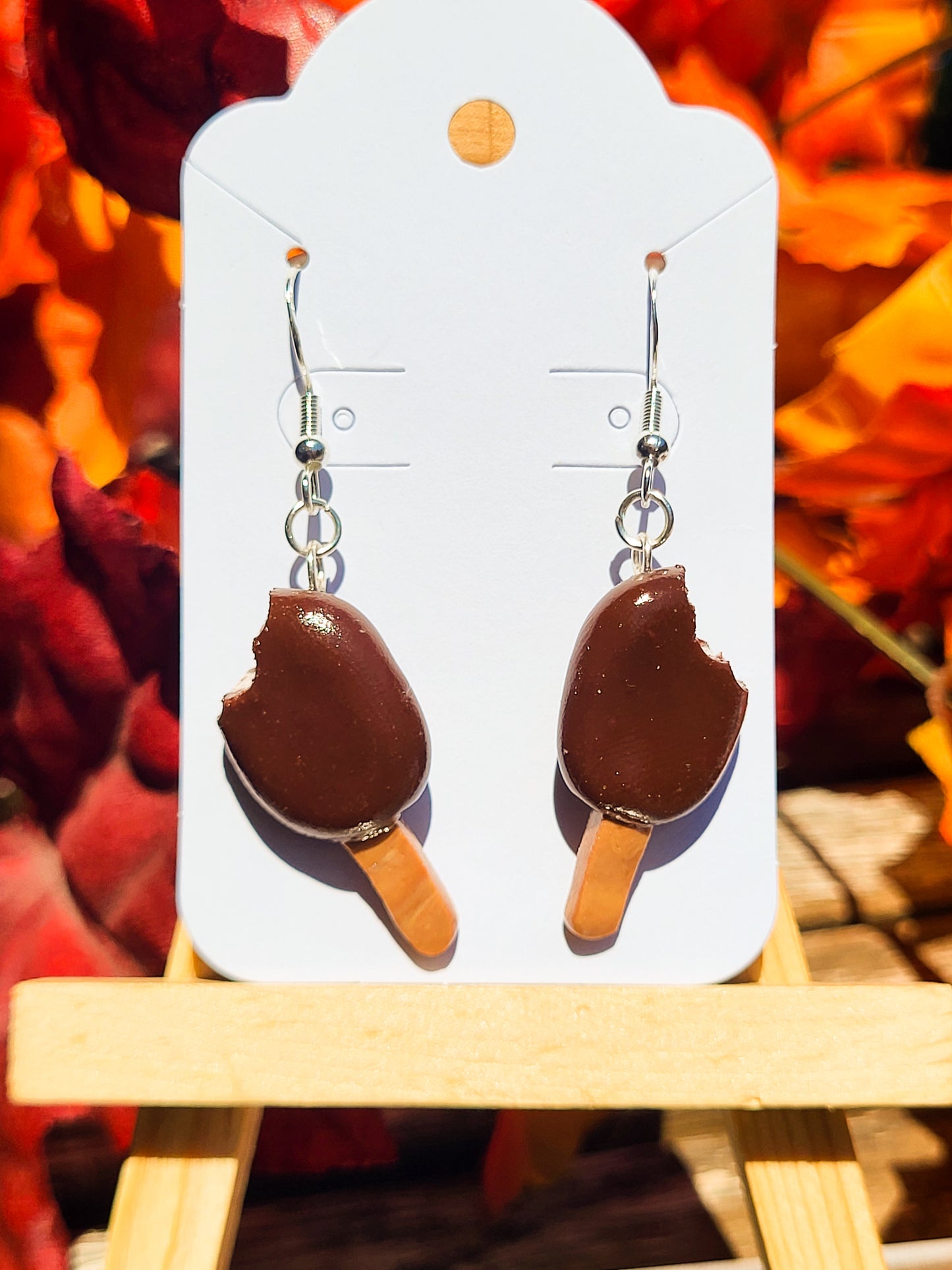 Chocolate Popsicle Earrings