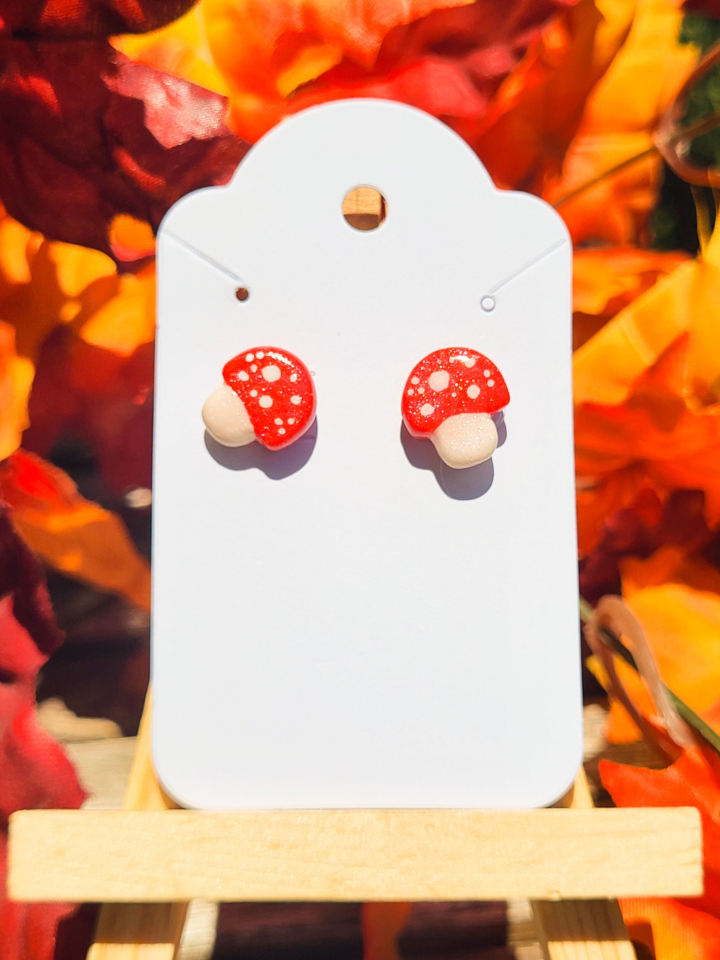 Mushroom Stud Earrings