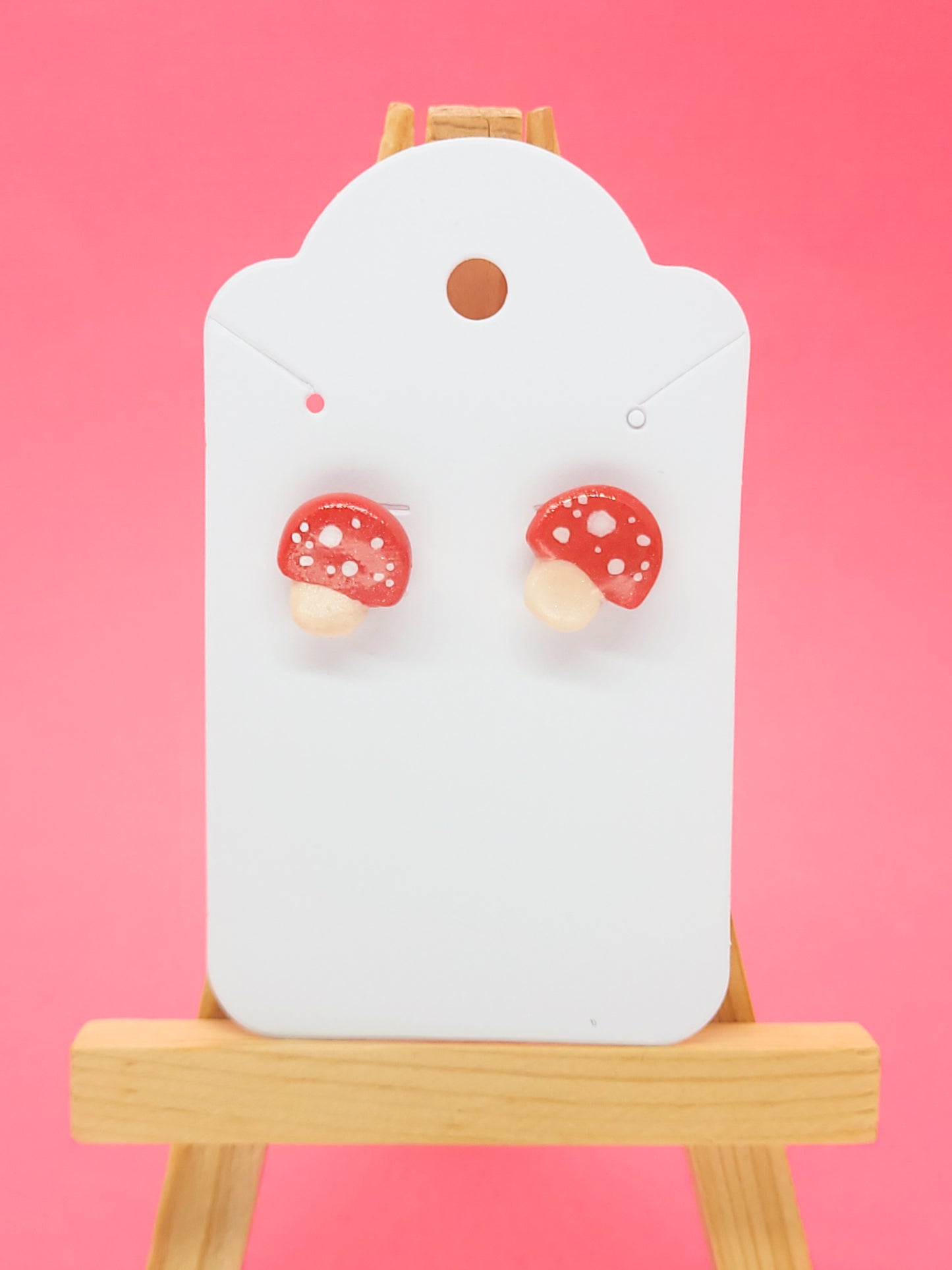 Mushroom Stud Earrings