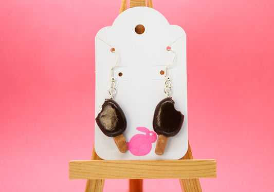 Chocolate Popsicle Earrings