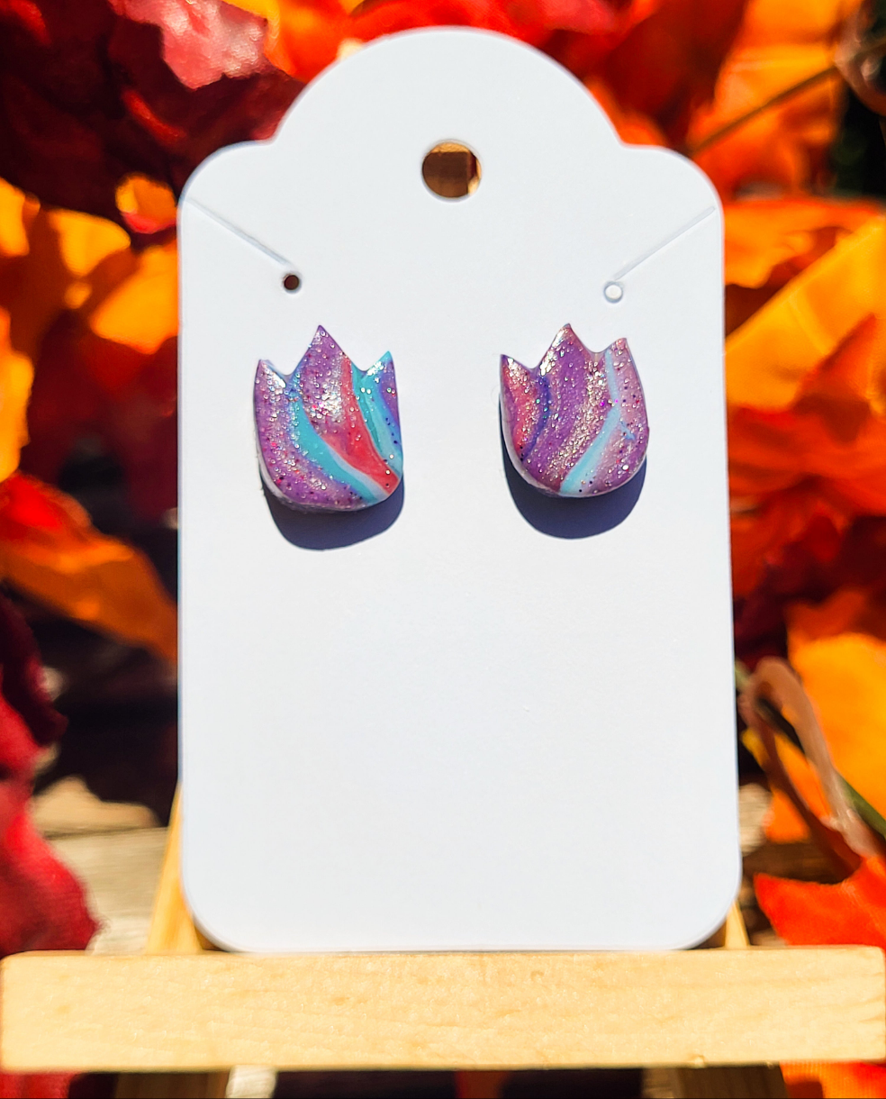 Tulip Stud Earrings