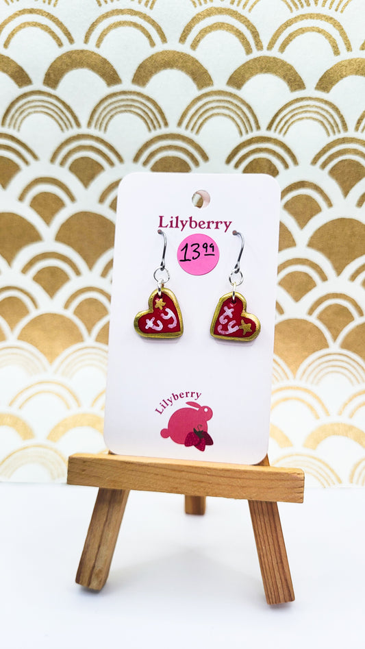 Toy Tag Earrings
